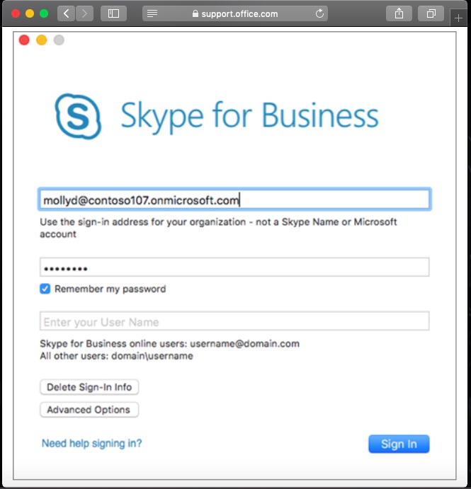 Skype for business office 365 mac download